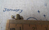 Accessories - 50 Pcs Of Antique Bronze Heart Charms Connector 10mm A2810