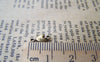 Accessories - 50 Pcs Of Antique Bronze Heart Charms Connector 5.5x10mm A1608