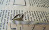 Accessories - 50 Pcs Of Antique Bronze Heart Connector Charms 10mm A2874