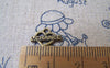 Accessories - 50 Pcs Of Antique Bronze Lovely Heart Charms 8x12mm A2290