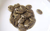 Accessories - 50 Pcs Of Antique Bronze Oval Flower Connector Charms 7x10mm A4626