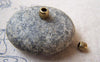 Accessories - 50 Pcs Of Antique Bronze Round Smooth Spacer Beads 4x5.5mm A5714