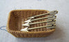 Accessories - 50 Pcs Of Antique Bronze Small Arrow Charms 6x30mm A4329