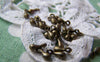 Accessories - 50 Pcs Of Antique Bronze Small Teardrop Drop Charms 3x6mm A1112