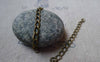 Accessories - 50 Pcs Of Antique Bronze Steel Precut Extension Chain Link 3mm A5494