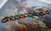 Accessories - 50 Pcs Of Antique Bronze Steel Precut Extension Chain Link 3mm A5494