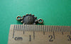 Accessories - 50 Pcs Of Antique Bronze Sunflower Connector Charms 10mm A3322