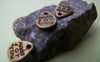 Accessories - 50 Pcs Of Antique Bronze Tear Drop Charms Double Sided 8x11mm A1481