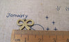 Accessories - 50 Pcs Of Antique Bronze Tiny Flat Butterfly Knot Bow Charms 10x14mm A5178