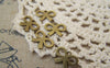 Accessories - 50 Pcs Of Antique Bronze Tiny Flat Butterfly Knot Bow Charms 10x14mm A5178
