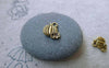 Accessories - 50 Pcs Of Antique Gold Pumpkin Charms 11mm A7596