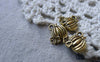 Accessories - 50 Pcs Of Antique Gold Pumpkin Charms 11mm A7596