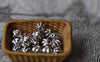 Accessories - 50 Pcs Of Antique Silver 3D Lantern Beads 6mm A1042