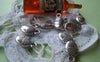 Accessories - 50 Pcs Of Antique Silver 3D Pineapple Charms 7x12mm A1129
