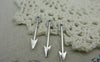 Accessories - 50 Pcs Of Antique Silver Arrow Charms 6x30mm A5940