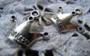 Accessories - 50 Pcs Of Antique Silver Crown Charms 17x17mm A764