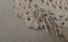Accessories - 50 Pcs Of Antique Silver Feather Charms 5x28mm A7496