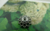 Accessories - 50 Pcs Of Antique Silver Filigree Flower Spacer Bead Caps 12mm A5952