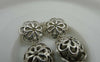 Accessories - 50 Pcs Of Antique Silver Filigree Flower Spacer Bead Caps 15mm A5964