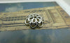 Accessories - 50 Pcs Of Antique Silver Filigree Flower Spacer Bead Caps 15mm A5964