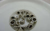 Accessories - 50 Pcs Of Antique Silver Filigree Flower Spacer Bead Caps 7mm A5948