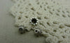 Accessories - 50 Pcs Of Antique Silver Filigree Flower Spacer Bead Caps 7mm A5948