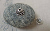Accessories - 50 Pcs Of Antique Silver Filigree Flower Spacer Bead Caps 9mm A5947