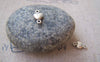Accessories - 50 Pcs Of Antique Silver Heart Charms Connector 5.5x10mm A899