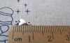 Accessories - 50 Pcs Of Antique Silver Heart Charms Connector 5.5x10mm A899