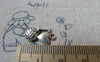 Accessories - 50 Pcs Of Antique Silver Love Heart Charms 9x13mm A6517