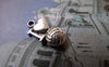 Accessories - 50 Pcs Of Antique Silver Love Heart Charms 9x13mm A6517