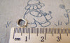 Accessories - 50 Pcs Of Antique Silver Smooth Seamless Round Ring Circle 8mm 14gauge A5432