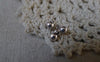 Accessories - 50 Pcs Of Antique Silver Solid Round Ball Charms 4x6.5mm A7499