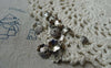 Accessories - 50 Pcs Of Antique Silver Textured Coil Flower Bead Caps Findings 8mm A5579