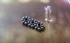 Accessories - 50 Pcs Of Antique Silver Three Hole Connector Spacer Beads 13mm A1074