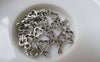 Accessories - 50 Pcs Of Antique Silver Tiny Skeleton Key Charms 7x16mm A7243