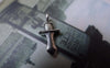 Accessories - 50 Pcs Of Antique Silver Tiny Sword Charms 27.5x33mm A7761