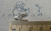 Accessories - 50 Pcs Of Antique Silver Wishbone Charms 9x15mm A6543