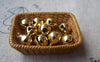 Accessories - 50 Pcs Of Gold Color Bells Jingle Bells Charms 6mm A3850