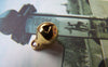 Accessories - 50 Pcs Of Gold Color Bells Jingle Bells Charms 6mm A3850