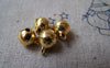 Accessories - 50 Pcs Of Gold Color Bells Jingle Bells Charms 8mm A5016