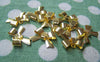 Accessories - 50 Pcs Of Gold Tone Bow Tie Knot Charms 11x15mm A793