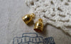 Accessories - 50 Pcs Of Gold Tone Brass Bead Tassel Caps Charms 6x8.5mm A6069