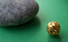 Accessories - 50 Pcs Of Gold Tone Filigree Ball Spacer Beads Size 14mm A5438