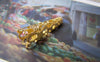 Accessories - 50 Pcs Of Gold Tone Filigree Cone Bead Caps 9x23mm A4738