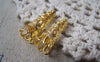 Accessories - 50 Pcs Of Gold Tone Filigree Cone Bead Caps 9x23mm A4738