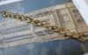 Accessories - 50 Pcs Of Gold Tone Steel Precut Extension Chain Link 3mm A6474