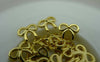 Accessories - 50 Pcs Of Gold Tone Tiny Butterfly Knot Bow Charms 8x10mm A5903