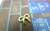 Accessories - 50 Pcs Of Gold Tone Tiny Butterfly Knot Bow Charms 8x10mm A5903