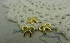 Accessories - 50 Pcs Of Gold Tone Tiny Butterfly Knot Bow Charms 8x10mm A5903